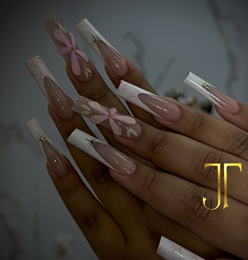 Elegant gel manicure from Elite Nails Dallas GA